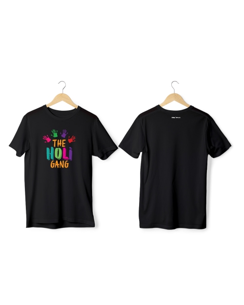 Greys&Blues Dhamaal Pima Round Neck T-Shirt - Black